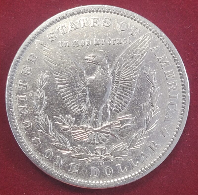 Монета "Серебряный Доллар Моргана", серебро 900пр., 1890г. США