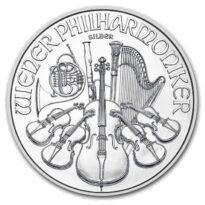 Инвестиционная монета "Венский ФИЛАРМОНИКЕР" 1,5 евро, серебро 999,9 31,1г, 1 oz, Австрия